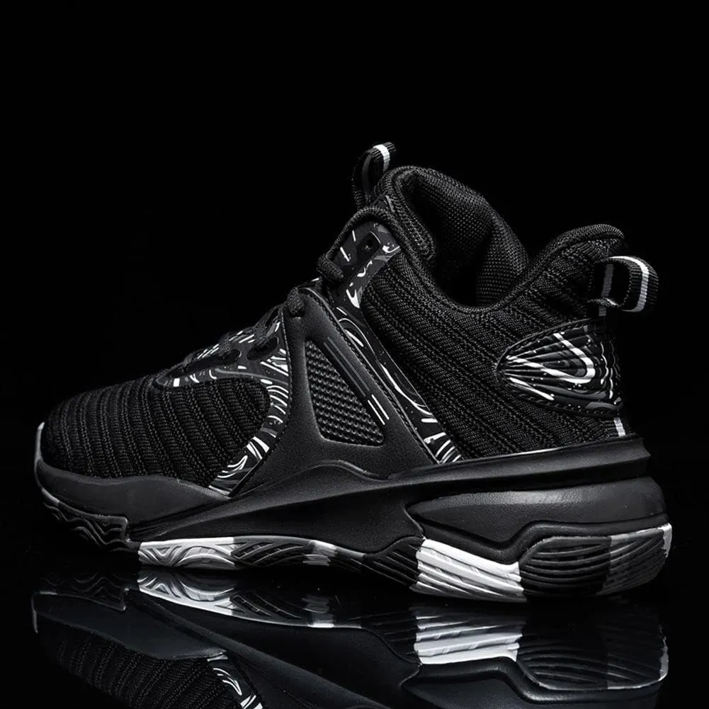 VAXAV Men's Sports Fly-Weaving Running Sneakers Basketball Shoes