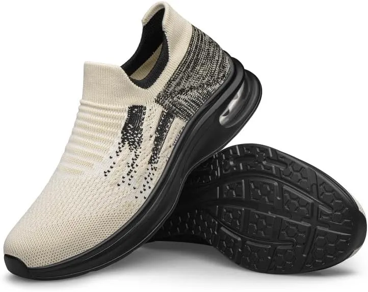 Vidbiv Slip on Shoes for Men, Casual Walking Lightweight Loafers, Breathable Men??s Shoes, Comfortable Hands Free Slip-on Shoes for Work, Traveling