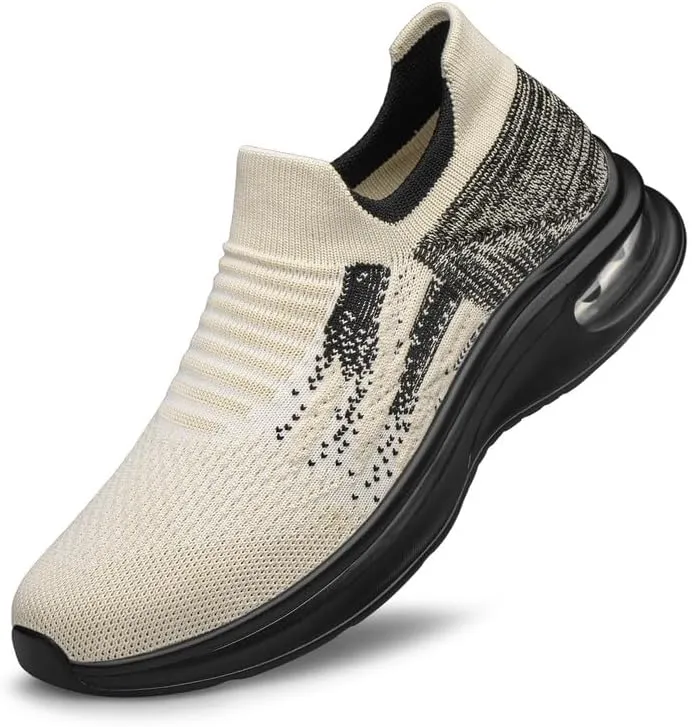 Vidbiv Slip on Shoes for Men, Casual Walking Lightweight Loafers, Breathable Men??s Shoes, Comfortable Hands Free Slip-on Shoes for Work, Traveling