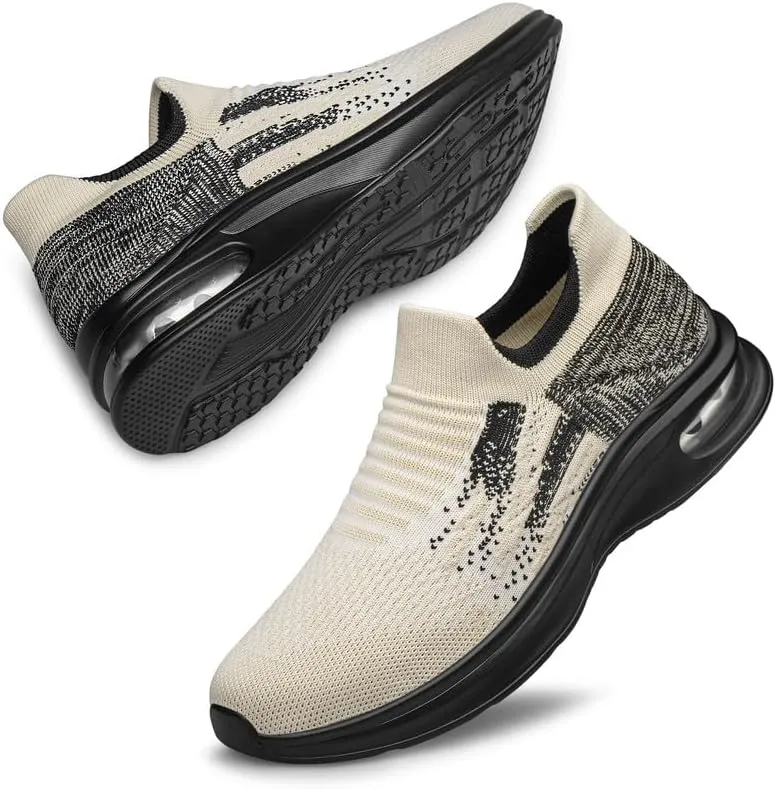 Vidbiv Slip on Shoes for Men, Casual Walking Lightweight Loafers, Breathable Men??s Shoes, Comfortable Hands Free Slip-on Shoes for Work, Traveling