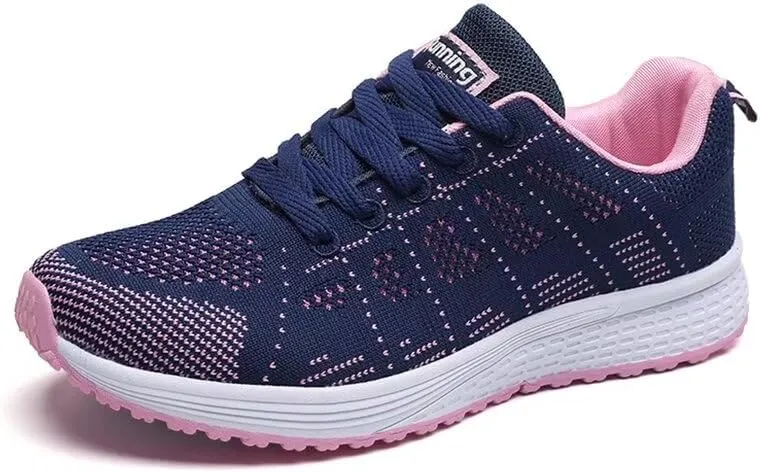 Womens Lightweight Non Slip Walking Sneakers for Sport Travel