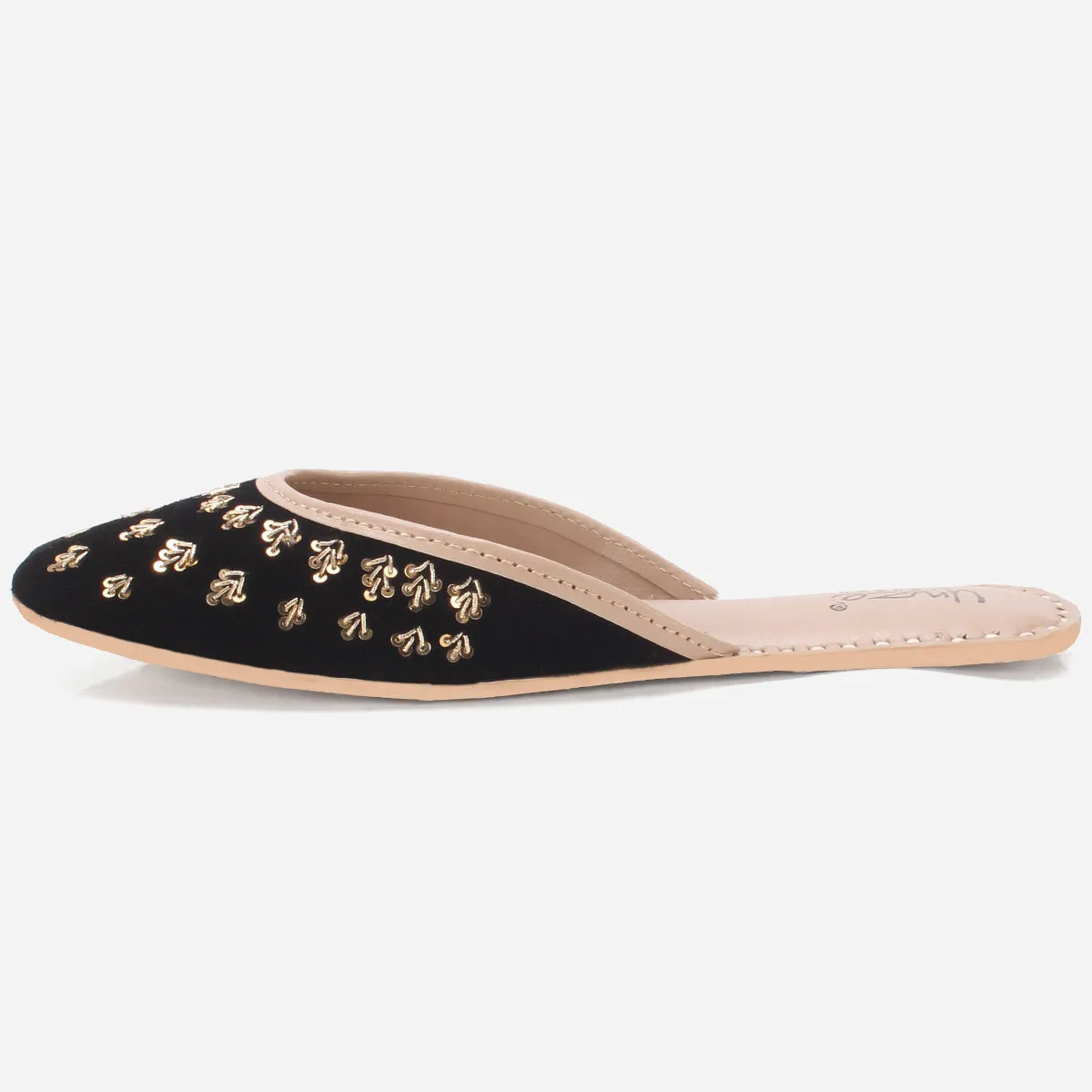 Women's "COSIMO" Open Back Embellished Khussa