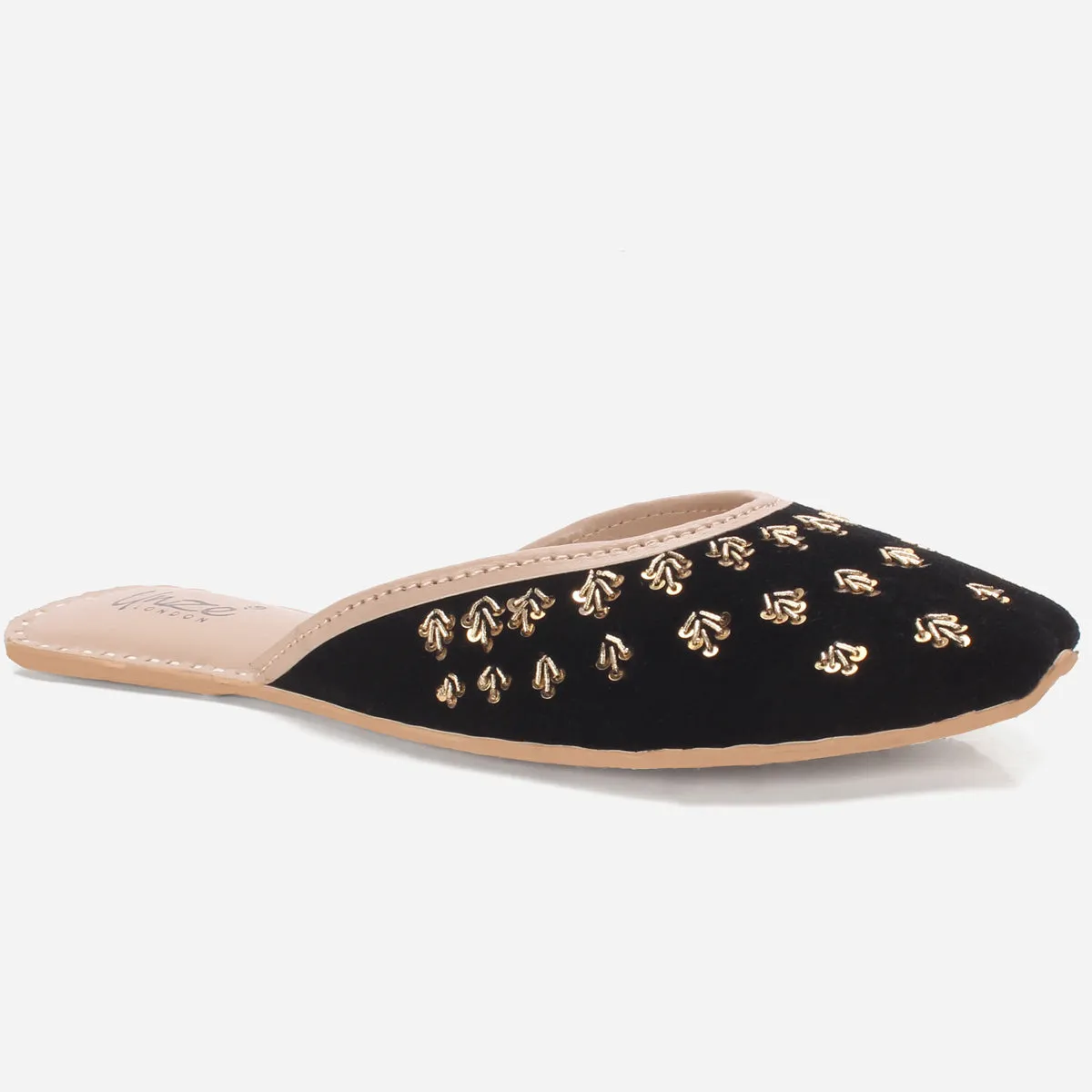 Women's "COSIMO" Open Back Embellished Khussa
