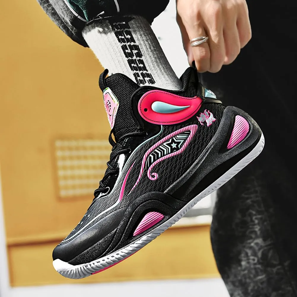 YAXE Women's Men's Fashion Athletic Sports Running Sneakers Tennis Basketball Shoes