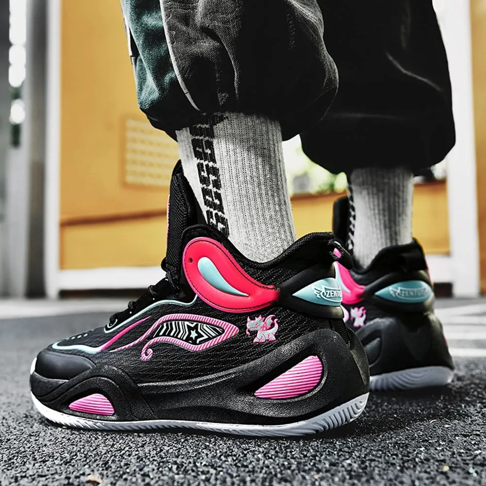 YAXE Women's Men's Fashion Athletic Sports Running Sneakers Tennis Basketball Shoes