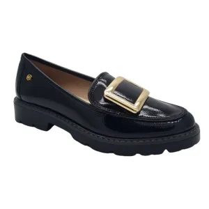 Zanni & Co Womens Patent Black Loafer  Avray-One